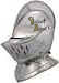 European knights armor helmet, goes great with a medieval knights suit of armor.